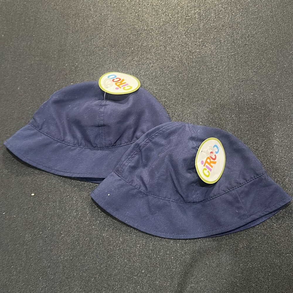 Circo navy blue bucket hat cotton (set of two)